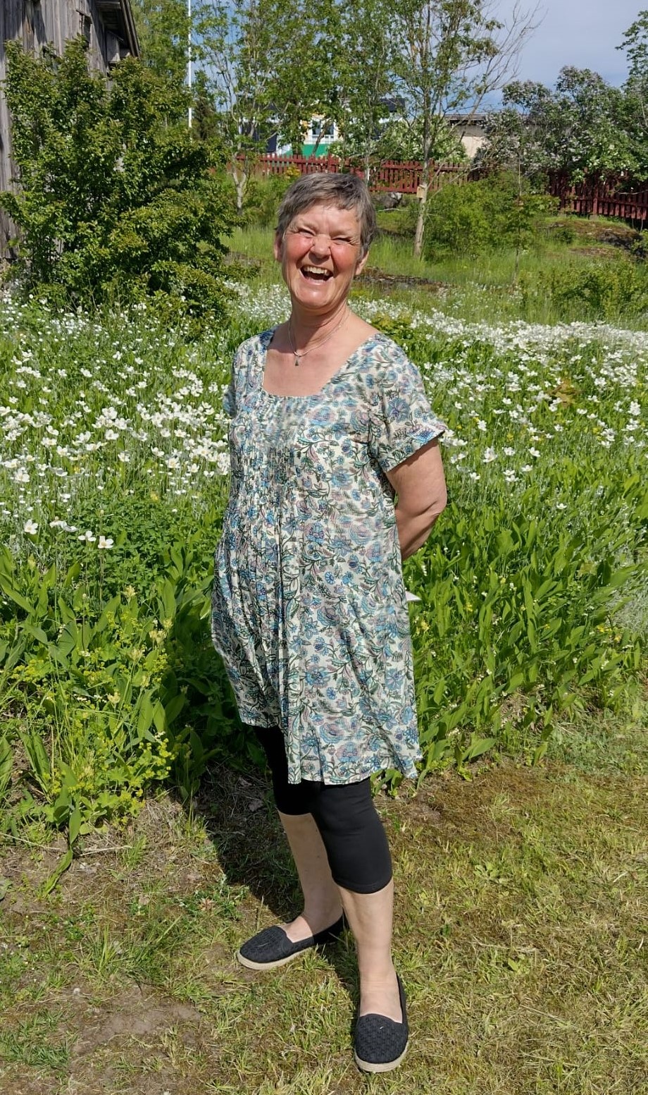 The president Lena Långbacka, summer at the museum